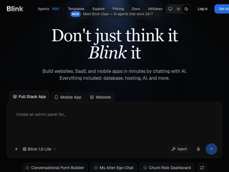Blink Agent Builder