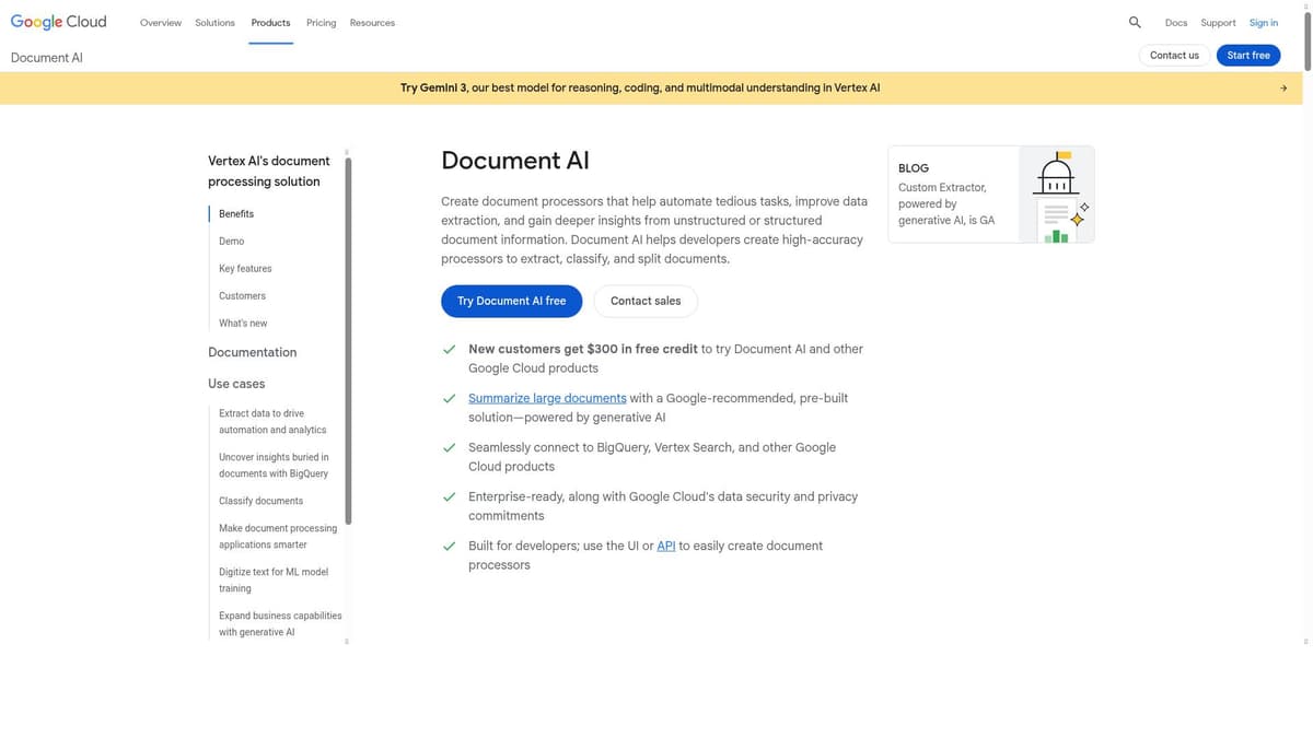 Google Document AI