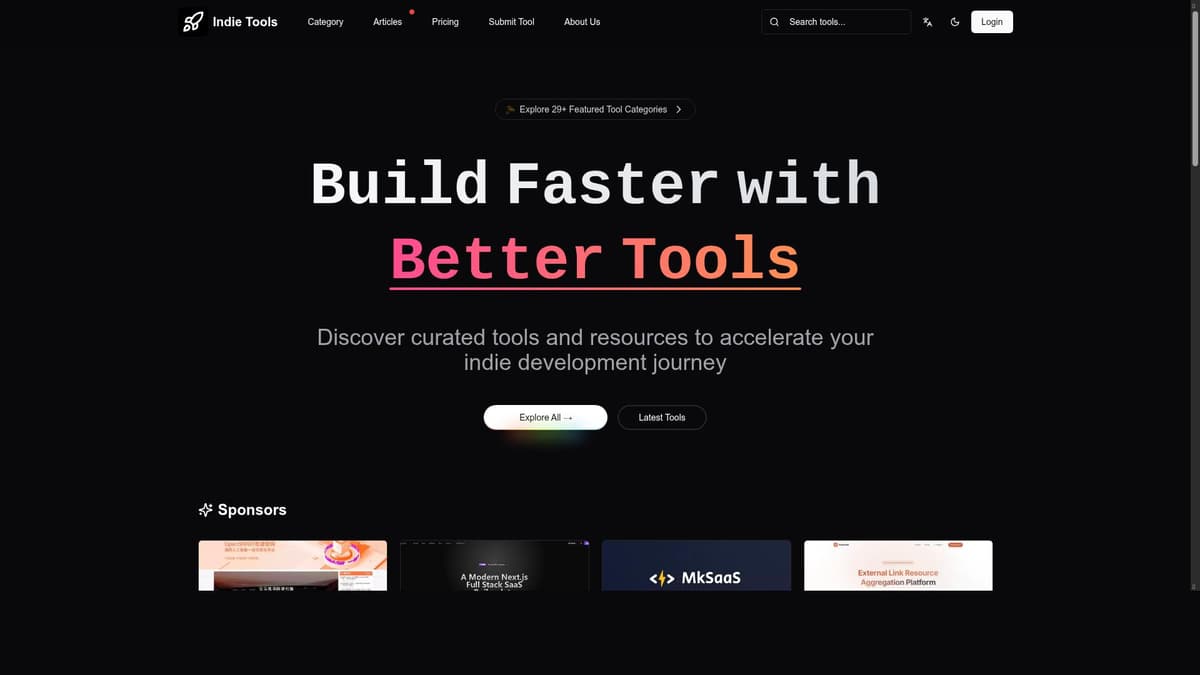 INDIE TOOLS