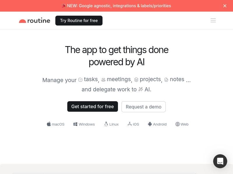 Routine Android