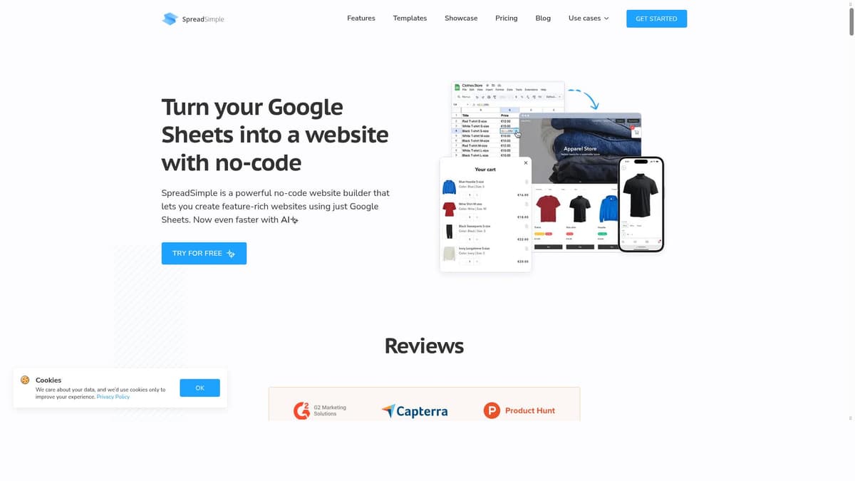 SpreadSimple 2.0
