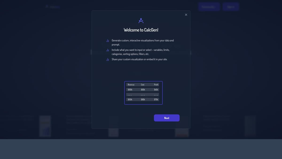 CalcGen AI