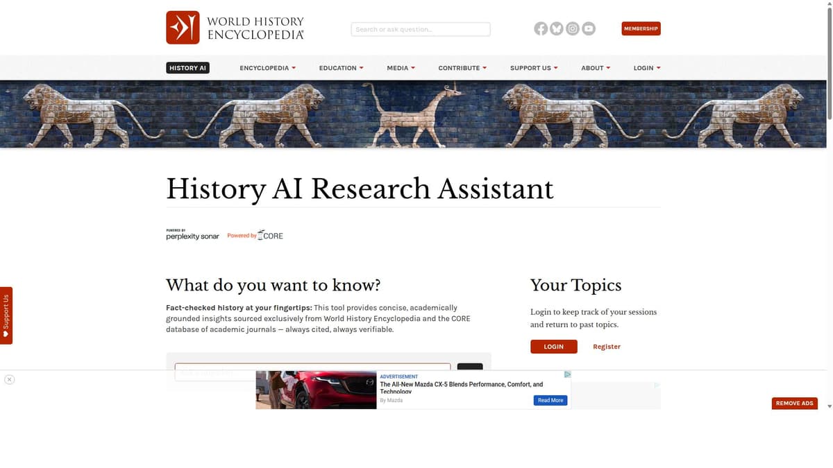 History AI Research Assistant