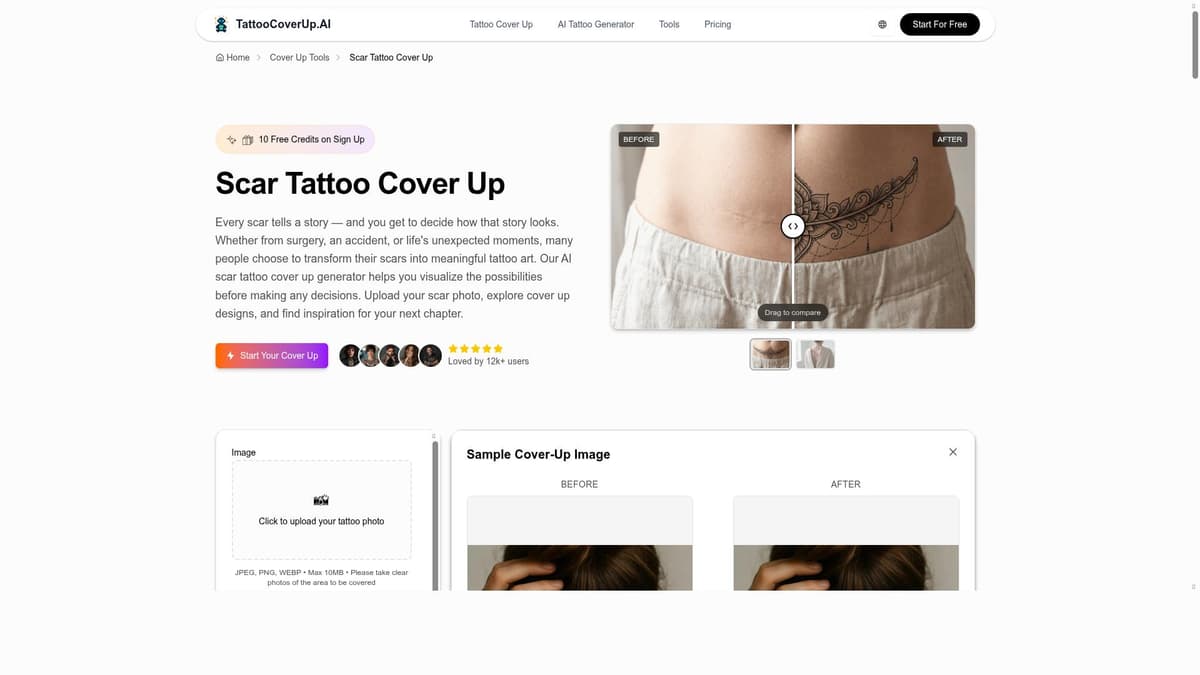 AI Tattoo Cover Up Generator