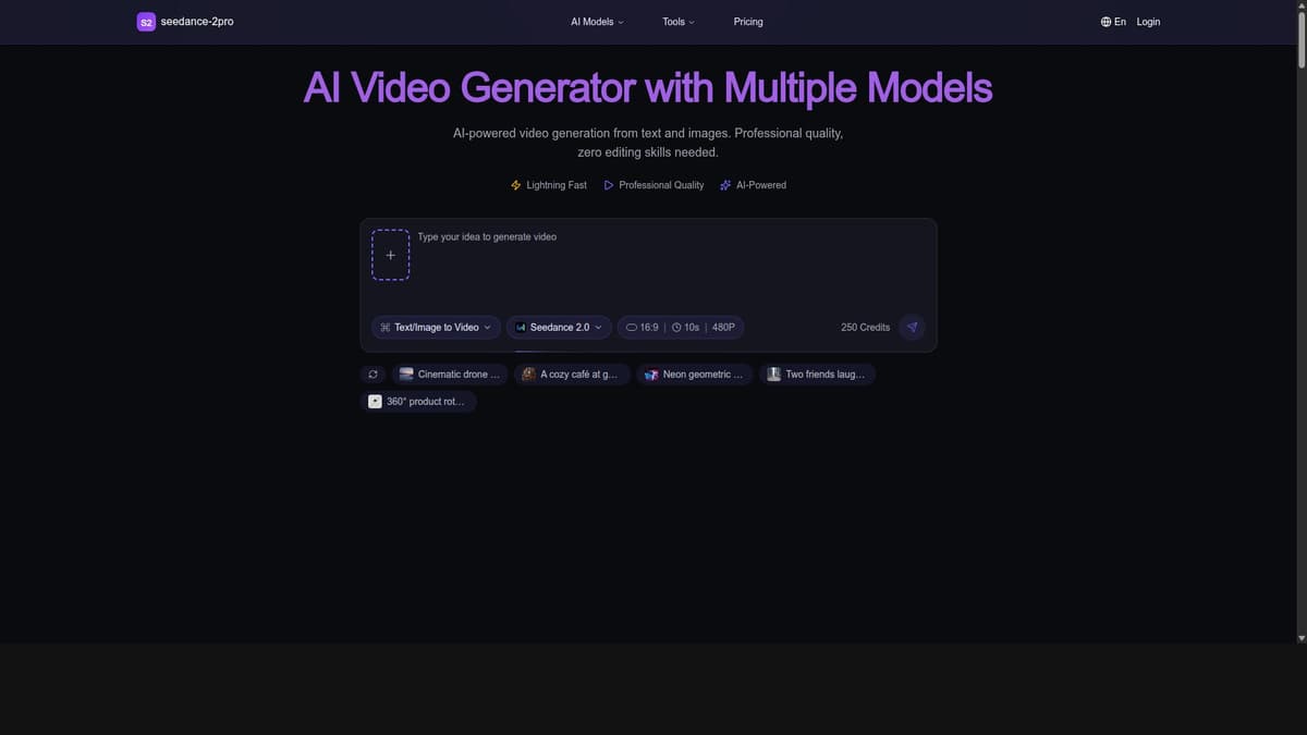 Seedance 2.0 AI