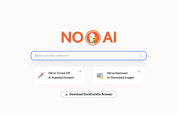 DuckDuckGo makes its ‘no-AI’ search engine easier to access as its traffic booms